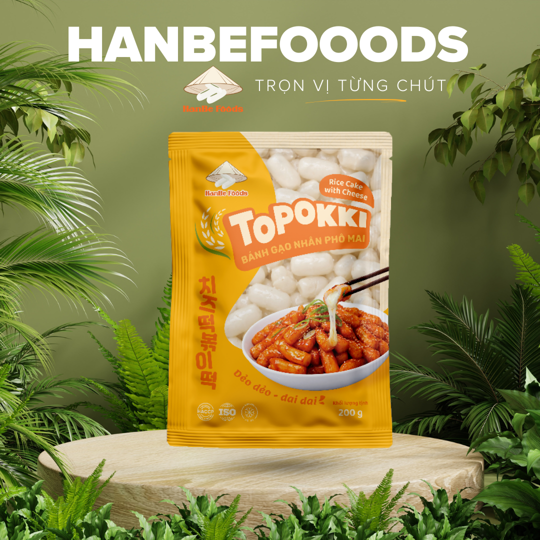 BÁNH GẠO NHÂN PHÔ MAI HANBE GÓI 200G - Ảnh 3