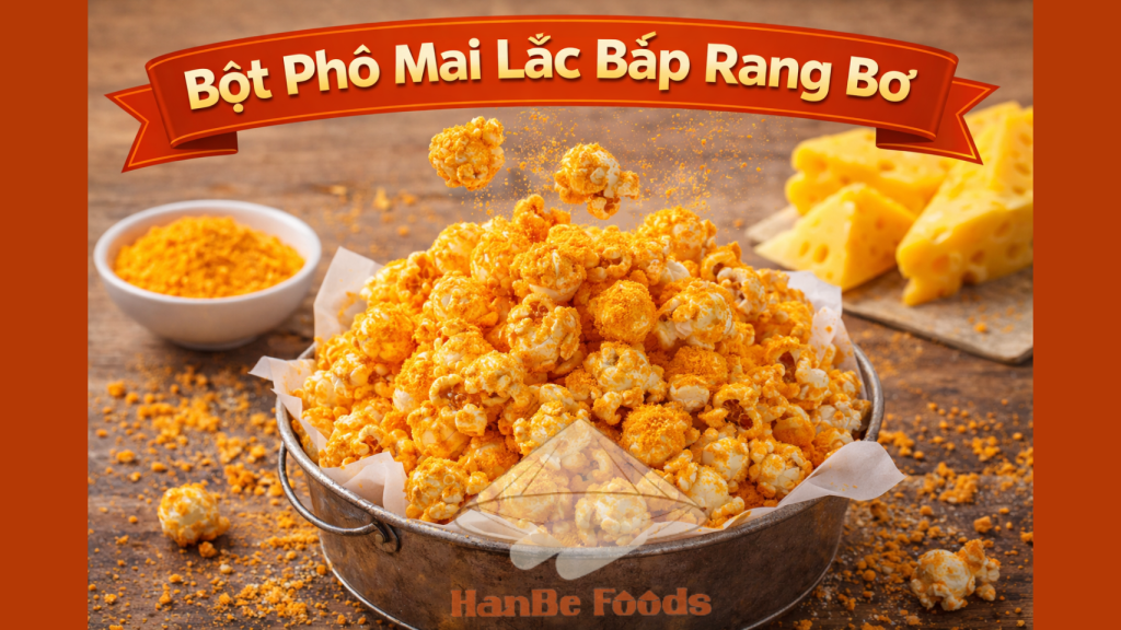 Bột phô mai cho bắp rang bơ
