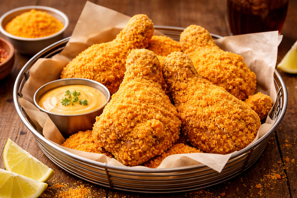 Bột phô mai cho gà rán