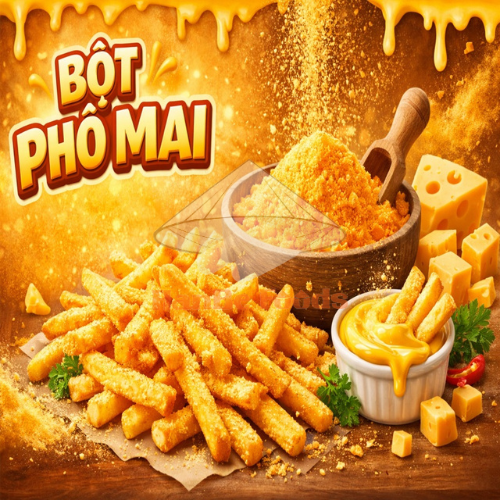 Bột phô mai lắc khoai tây