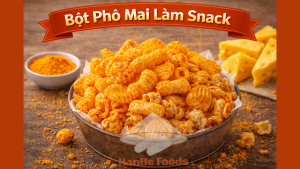 Bột phô mai làm snack