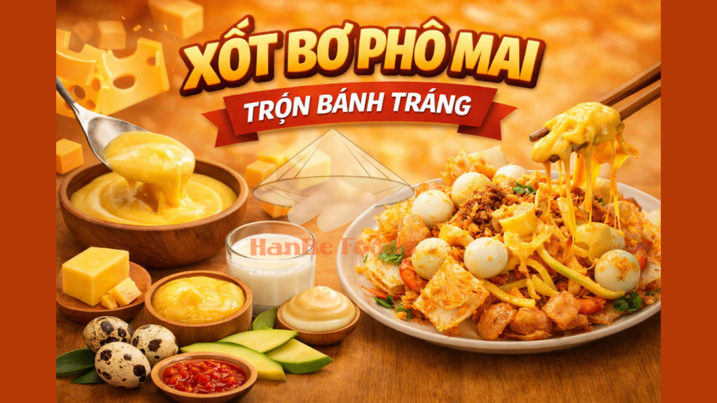 Cách làm xốt bơ bột phô mai