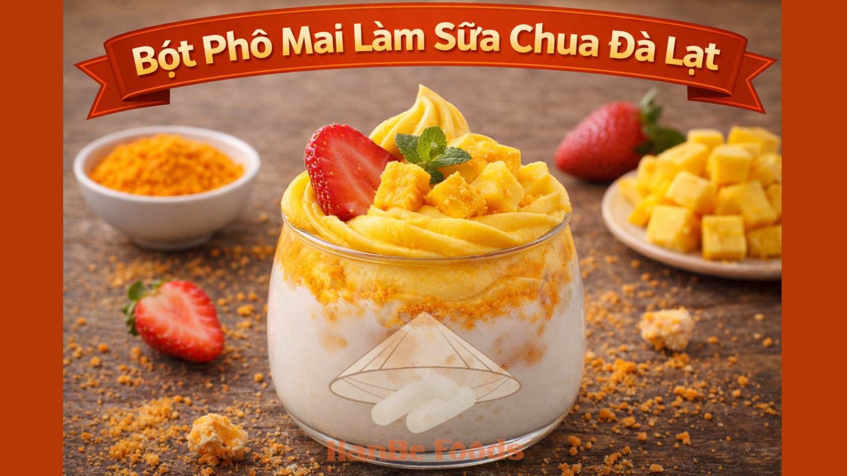 Bột phô mai làm sữa chua Đà Lạt