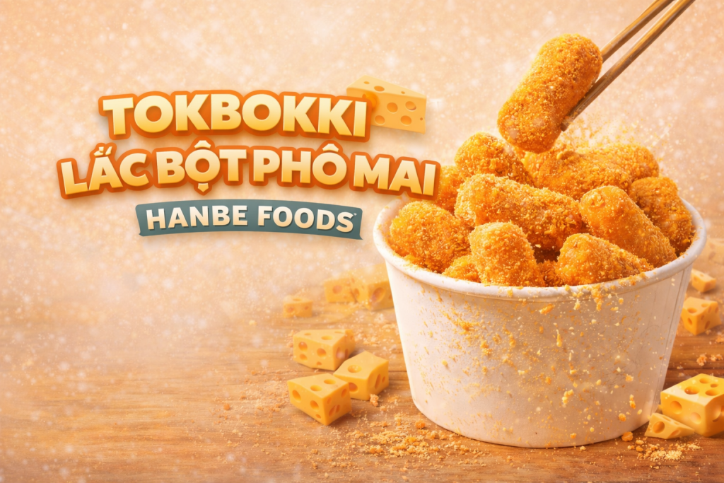 Tokbokki lắc bột phô mai
