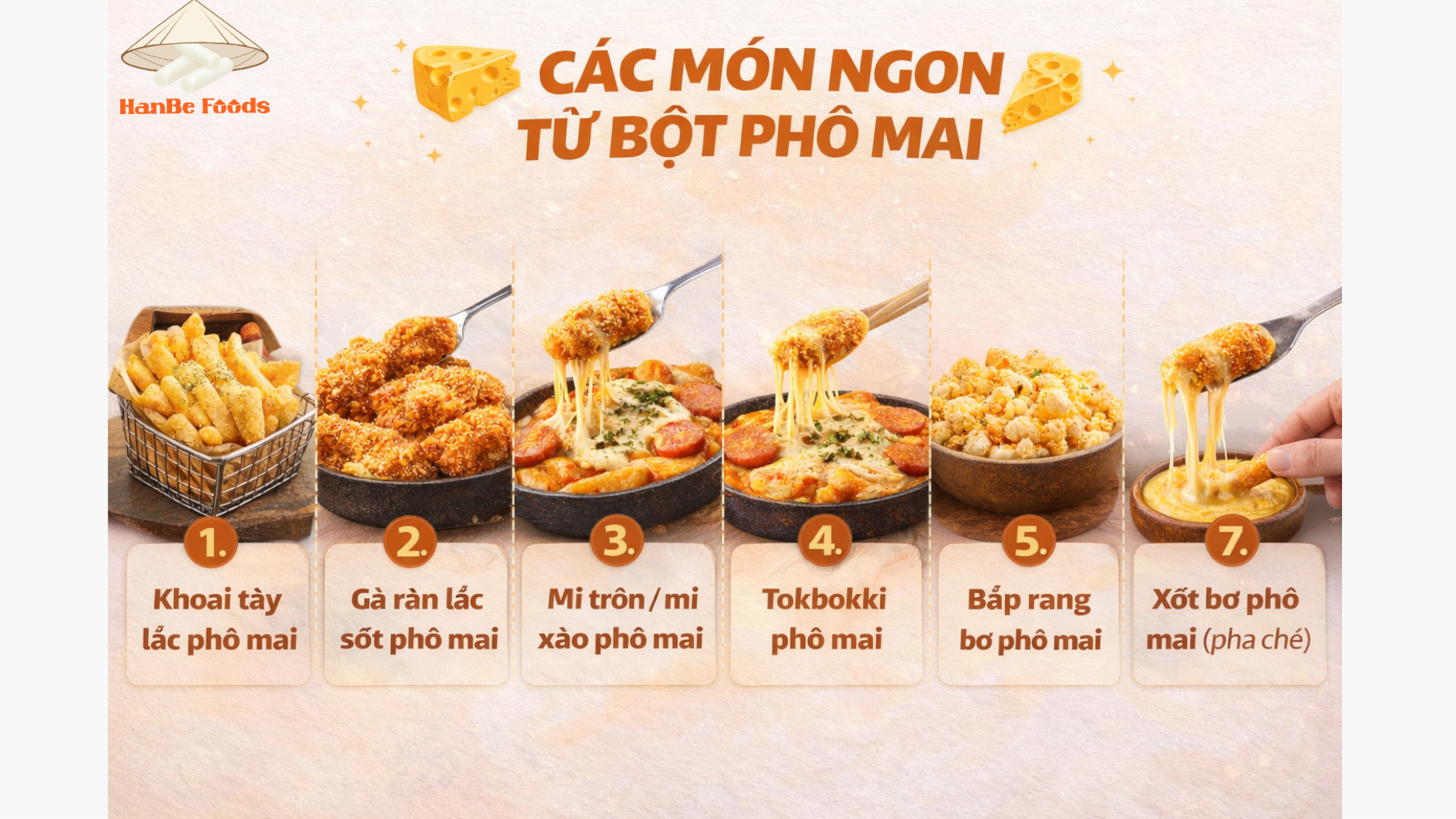 Bột phô mai pha chế