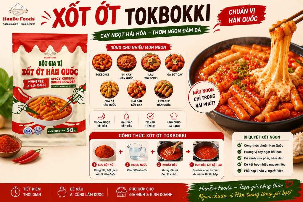 Xốt ớt Tokbokki