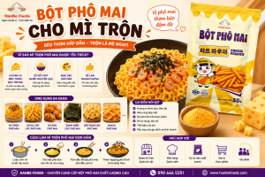 Bột phô mai cho mì trộn
