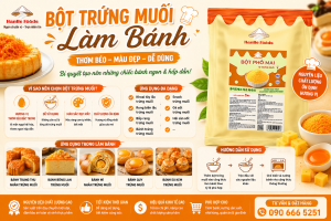 Bột Trứng Muối Làm Bánh