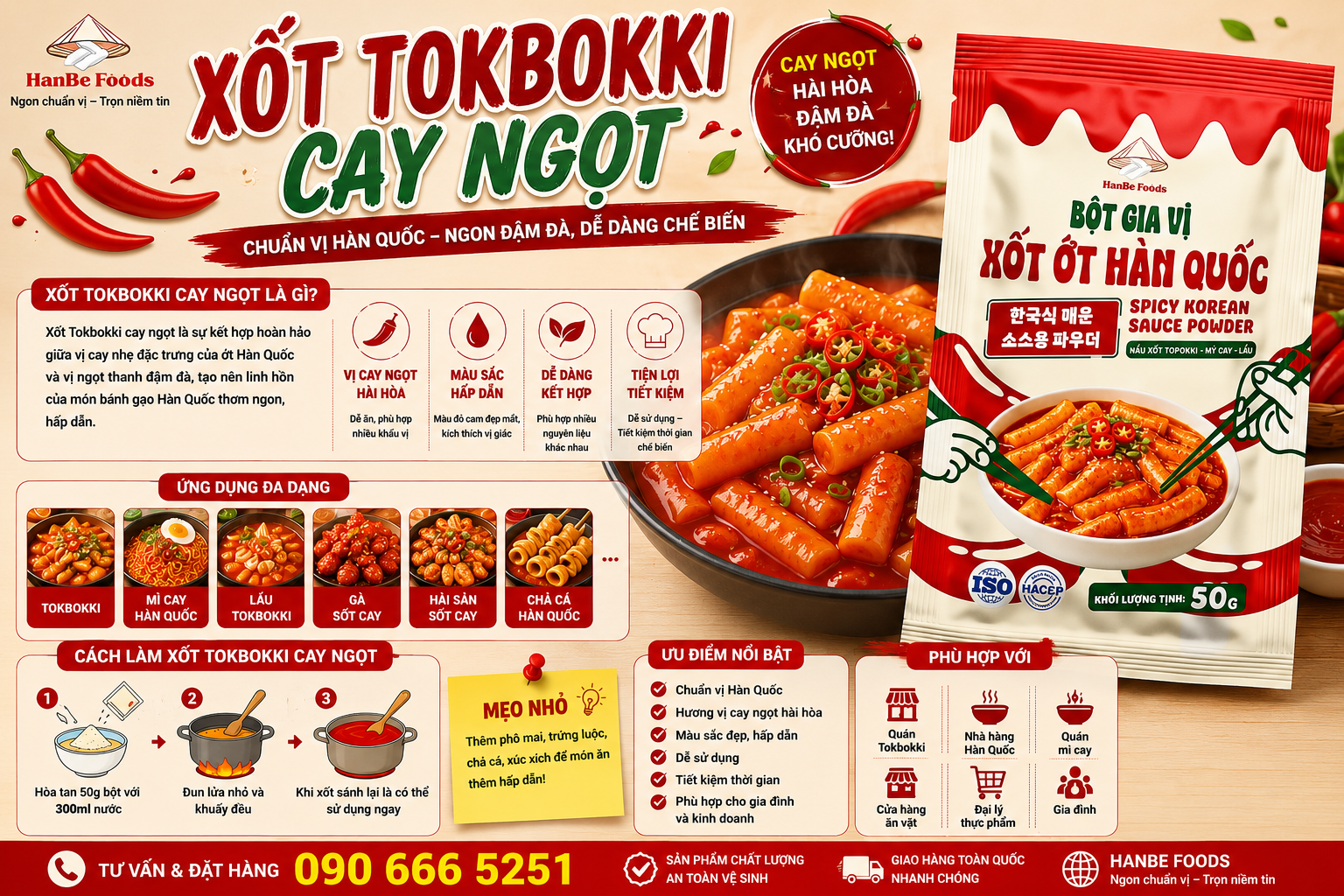 Xốt Tokbokki cay ngọt