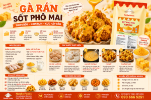 Gà rán sốt phô mai