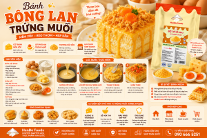 Bánh bông lan trứng muối