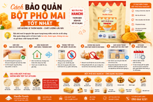 Cách bảo quản bột phô mai tốt nhất