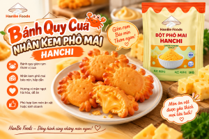 Bánh quy cua nhân kem phô mai